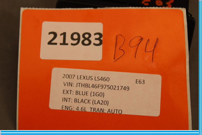 Load image into Gallery viewer, 07-12 Lexus LS460 Fuel Door Trunk Lid Release Switch 15C041 Oem
