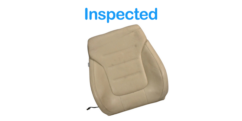 Load image into Gallery viewer, 11-18 Volkswagen VW Touareg Front Right Side Top Upper Seat Backrest Cushion Oem
