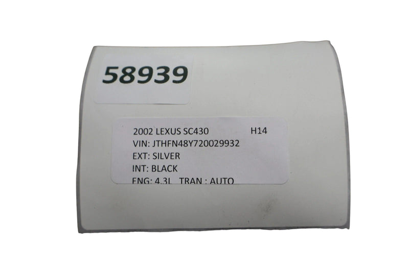 Load image into Gallery viewer, 02-10 Lexus SC430 Front Right Passenger Side Door Window Auto Glass Panel OEM
