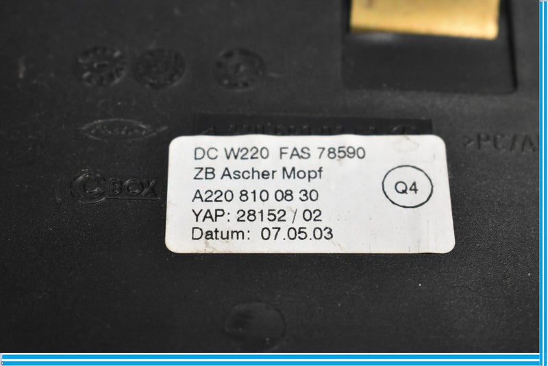 Load image into Gallery viewer, 00-06 Mercedes S500 S600 W220 Center Console Ash Tray Ashtray Compartment Oem
