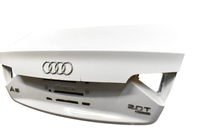Load image into Gallery viewer, 08-16 Audi A5 Quattro Coupe Rear Trunk Deck Lid Hatch Trim Cover Panel White OEM
