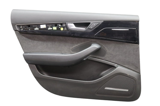 11-18 Audi A8L A8L Quattro Rear Left Driver Side Interior Door Panel Trim Oem