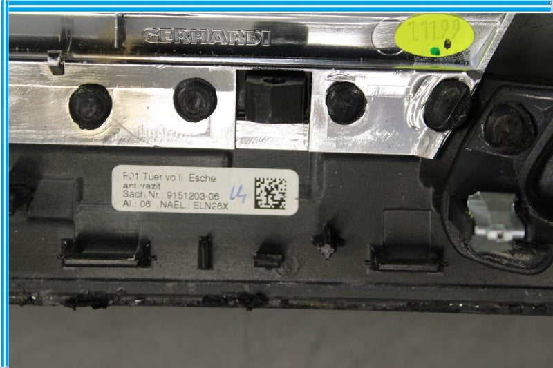 Load image into Gallery viewer, 09-15 BMW 750Li F01 F02 Front Left Driver Side Door Molding Trim Ash Oem
