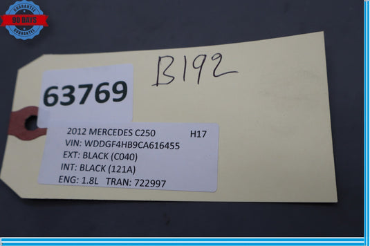 08-14 Mercedes W204 C350 E350 GLK350 Front Right Side Seat Cover Trim Oem