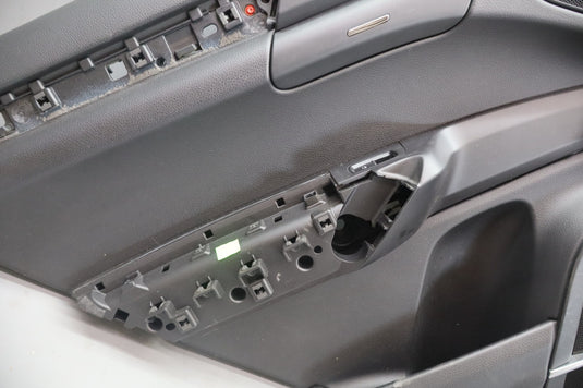 11-18 Porsche Cayenne Rear Left Driver Side Interior Door Trim Panel Black Oem