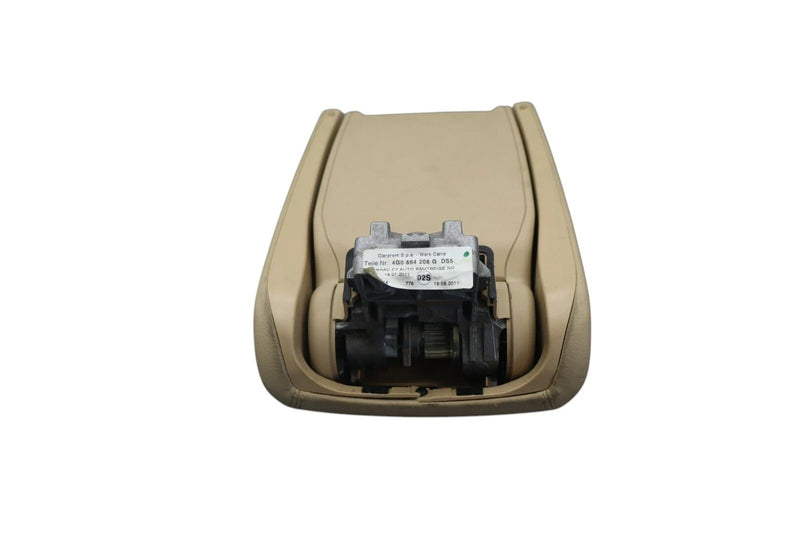 Load image into Gallery viewer, 12-18 Audi A7 Center Console Armrest Arm Rest Pad Cover Leather Beige OEM
