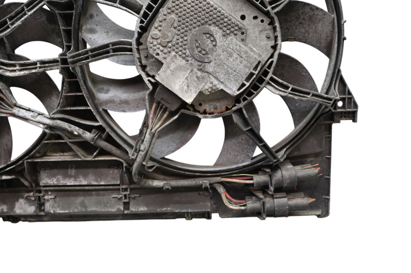 Load image into Gallery viewer, 12-18 Audi A6 A7 Quattro Front Dual Radiator Cooling Fan Assembly 4H0121003L Oem
