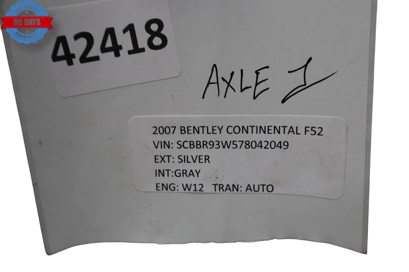 Load image into Gallery viewer, 03-13 Bentley Continental GT GTC Rear Left Driver Side Half Axle Shaft OEM

