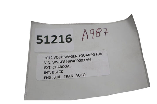 11-18 Volkswagen VW Touareg Front Left Driver Side Exterior Door Handle OEM