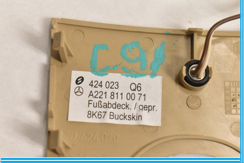 Load image into Gallery viewer, 07-14 Mercedes W216 CL600 S63 AMG Overhead Dome Light Cover Trim 2218110071 OEM
