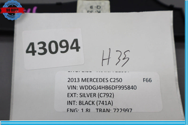 Load image into Gallery viewer, 08-14 Mercedes W204 C250 C300 Center Console Cup Holder Bezel Trim Black OEM
