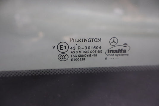 07-13 Mercedes S400 S550 W221 Top Upper Sunroof Sun Roof Glass 2217800421 Oem