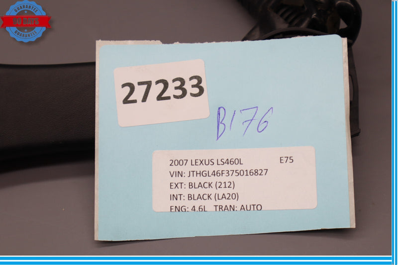 Load image into Gallery viewer, 07-12 Lexus LS460 LS460L Front Right Passenger Side Seat Belt Buckle Black Oem
