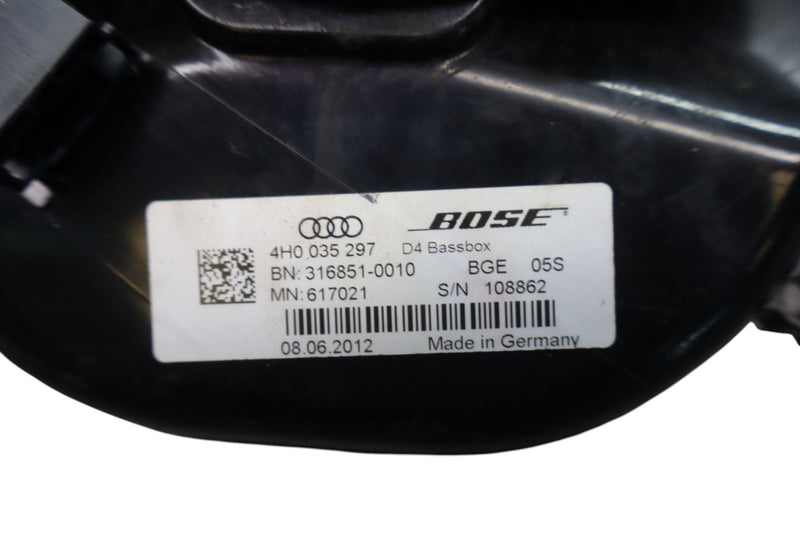 Load image into Gallery viewer, 11-18 Audi A8 A8L Quattro Front Left Side Door Subwoofer Speaker Cover Oem
