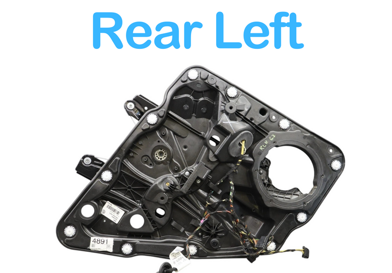 Load image into Gallery viewer, 11-17 Volkswagen VW Touareg Rear Left Side Door Window Regulator &amp; Panel Oem

