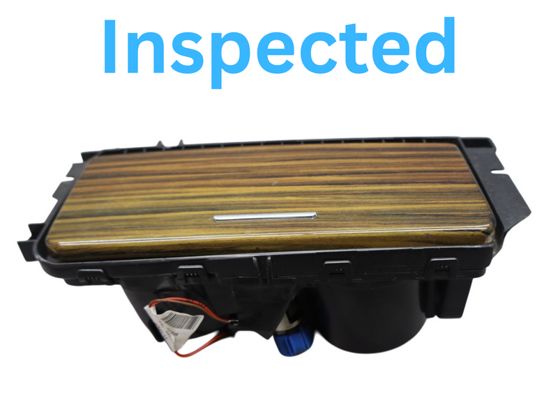 Load image into Gallery viewer, 14-18 Maserati Ghibli M157 Center Console Cup Holder Compartment Wood Oem
