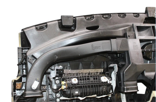 11-17 Volkswagen Touareg Front Dashboard Instrument Panel Assembly Black Oem