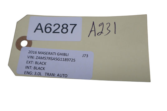 14-17 Maserati Ghibli Dash Ignition Switch Button Engine Start Stop Oem