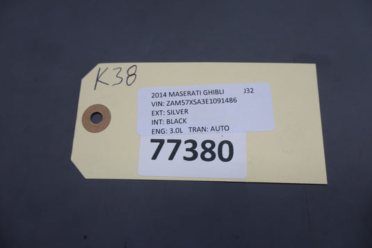 14-17 Maserati Ghibli M157 Horn Alarm Siren Module Unit 6700017230 Oem