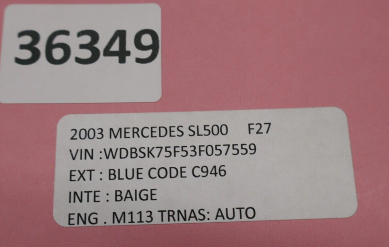 Load image into Gallery viewer, 03-12 Mercedes SL500 SL550 Front Right Side Door Window Glass A2307250210 Oem
