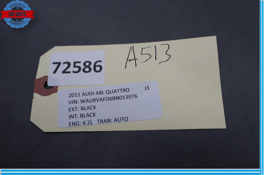 11-18 Audi A8 A8L Quattro Dash Air Vent Dial Switch Black 4H0820911A Oem