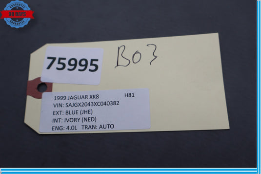 98-99 Jaguar XK8 XKR X100 Speedometer Instrument Cluster Bezel LJA4300AG Oem