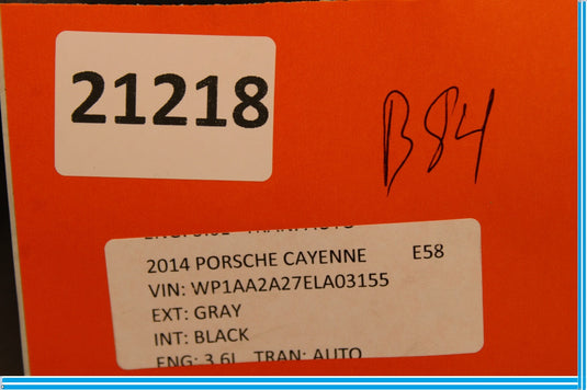11-18 Porsche Cayenne Air Intake Manifold Tube Hose 7P5128752 3.6L Oem