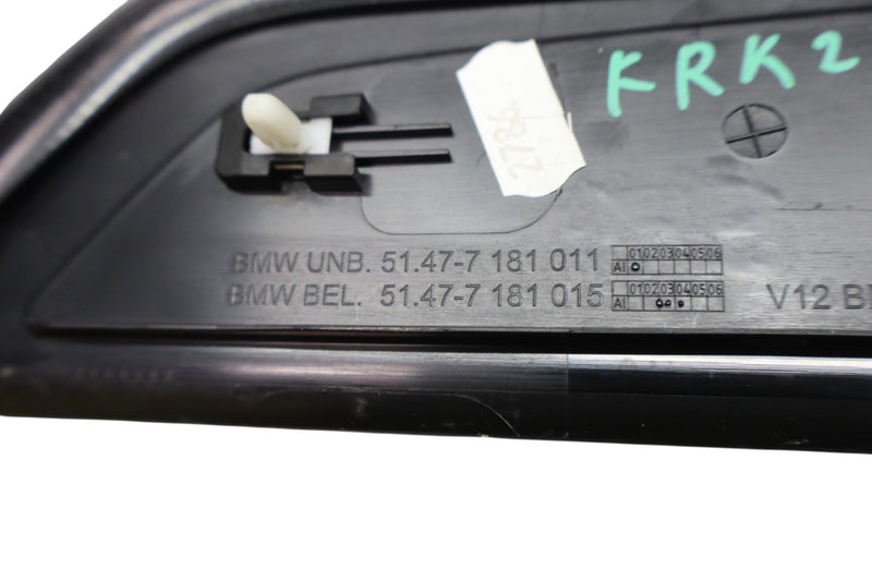 Load image into Gallery viewer, 09-15 BMW 750Li F01 F02 Front Right Side Door Sill Scuff Plate Cover Trim Oem
