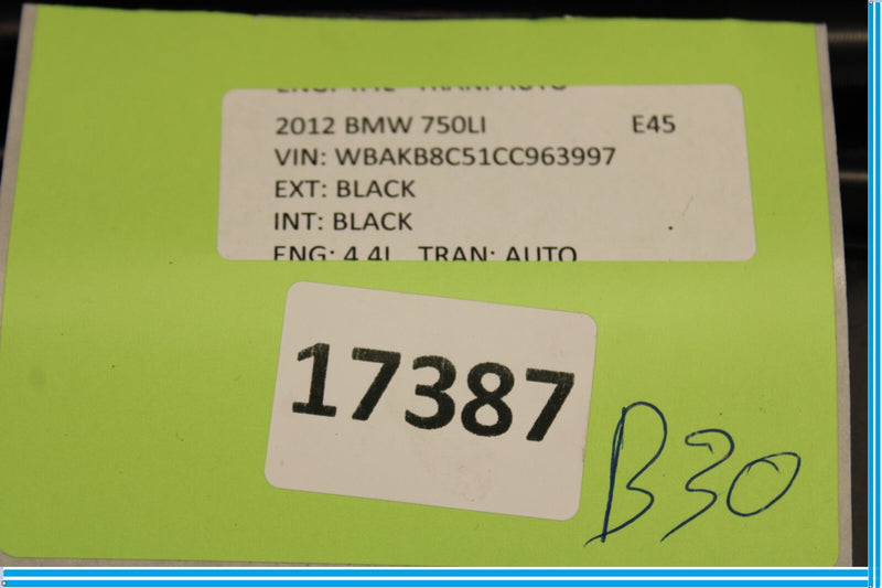 Load image into Gallery viewer, 09-15 BMW 750i F01 F02 Front Right Door Sill Scuff Plate Trim Cover Panel Oem
