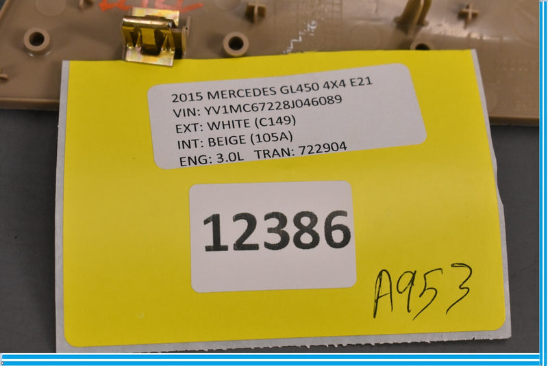 Load image into Gallery viewer, 13-16 Mercedes GL450 X166 Rear Left Driver Side Door Panel Cover Trim Oem
