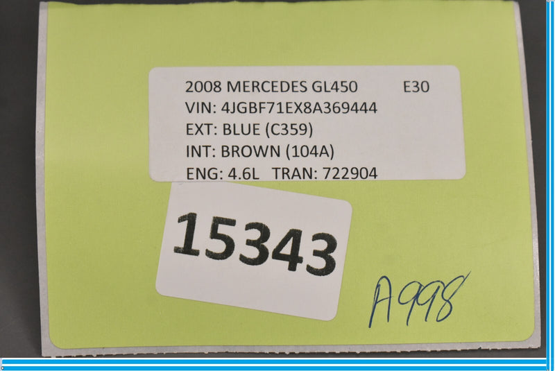 Load image into Gallery viewer, 06-12 Mercedes W164 GL550 GL450 Rear Left Seat Folding Power Switch Button Oem
