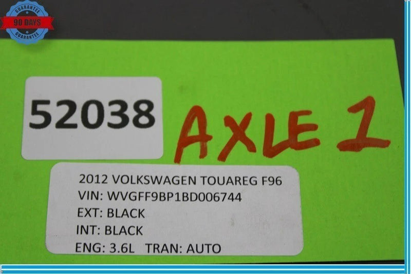 Load image into Gallery viewer, 11-17 Volkswagen Touareg VW Front Right Side CV Axle Drive Shaft Assembly OEM
