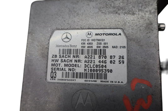 06-19 Mercedes C250 G550 GL550 GLK350 Voice Communication Control Module Oem