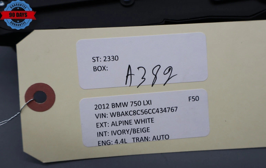 09-15 BMW 740i 750i 750Li xDrive Front Left Side Seat Memory Control Switch Oem