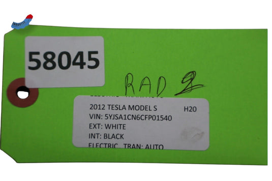 12-20 Tesla Model S Front Right Side AC Air Conditioning Condenser Oem