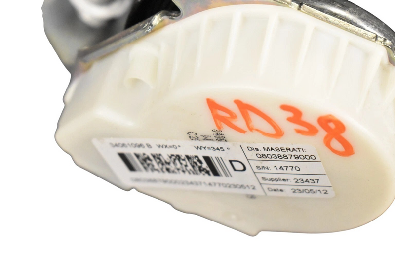 Load image into Gallery viewer, 04-13 Maserati Quattroporte Front Right Side Seat Belt Seatbelt Retractor Oem
