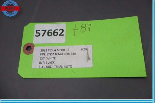 12-15 Tesla Model S Front Right Side Seat Pad Lower Trim Panel Cover Oem