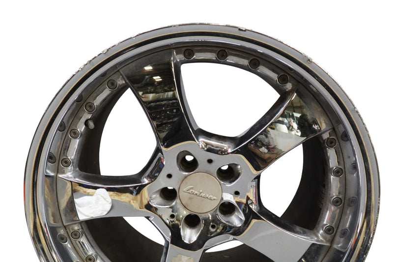 Load image into Gallery viewer, Lorinser LM5 2 20x11 Wheel Rim Disc Silver 5 Spoke 0140025002 Oem
