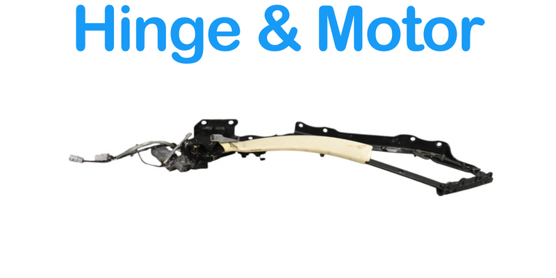 Load image into Gallery viewer, 02-10 Lexus SC430 Left Driver Side Roof Hinge &amp; Motor Convertible Top Oem

