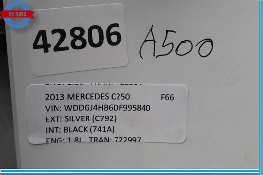 08-14 Mercedes C250 C350 W204 Right/Left Side Door Audio Sound Speaker Black OEM