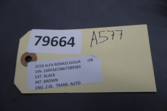 17-19 Alfa Romeo Giulia Front Left Driver Side Seat Heater Control Module Oem