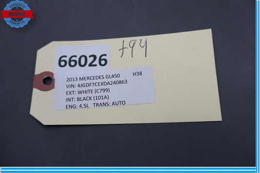 13-19 Mercedes X166 GL40 GL550 Rear Left Driver Side C Pillar Trim Panel Oem