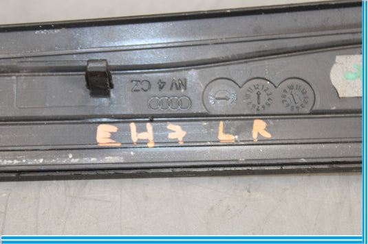 11-18 Audi A8 Quattro Rear Left Driver Side Door Panel Trim Wood Cover Oem