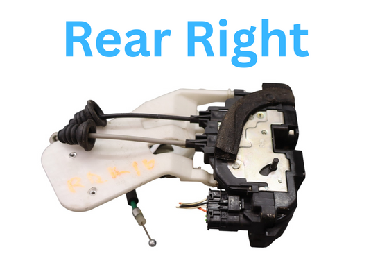 09-14 Hyundai Genesis Rear Right Passenger Side Exterior Door Lock Latch Oem