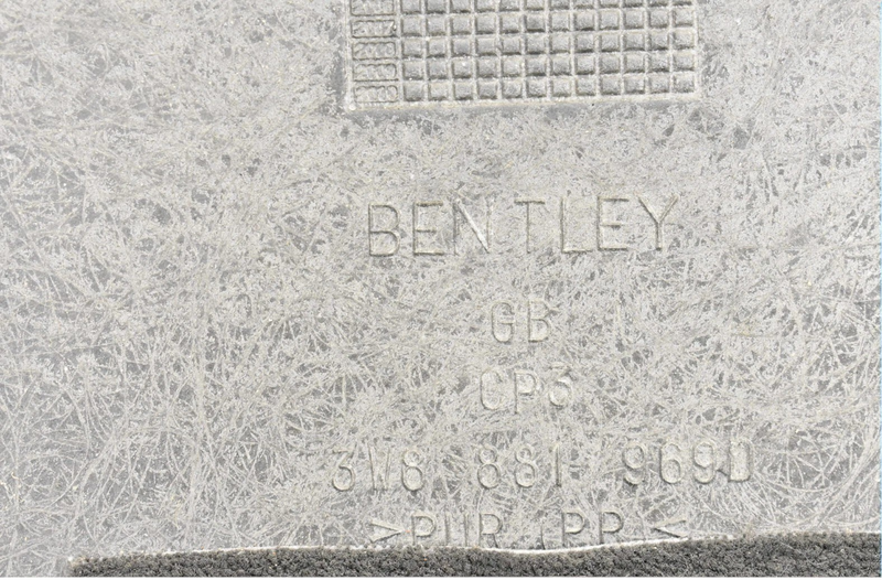 Load image into Gallery viewer, 03-06 Bentley Continental GT Front Left Driver Rear Pocket Back Rest Beige Oem
