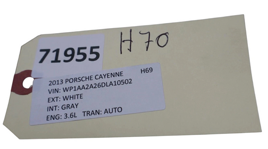 11-18 Porsche Cayenne 958 Ignition Switch Control Module W/O Key 7PP905865 Oem