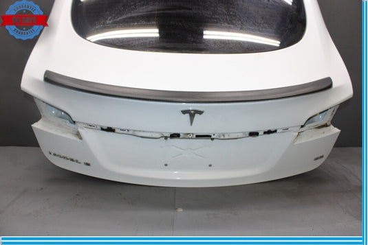 12-15 Tesla Model S Rear Trunk Hatch Liftgate Tailgate Bare Shell Cover Oem