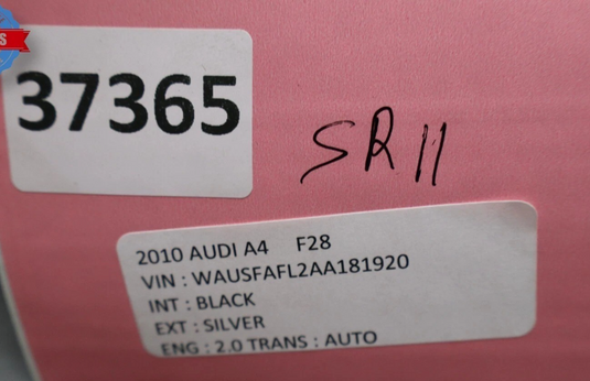 09-16 Audi A4 A4 Quattro Front Right Side Seat Lower Seat Rail Track Frame Oem