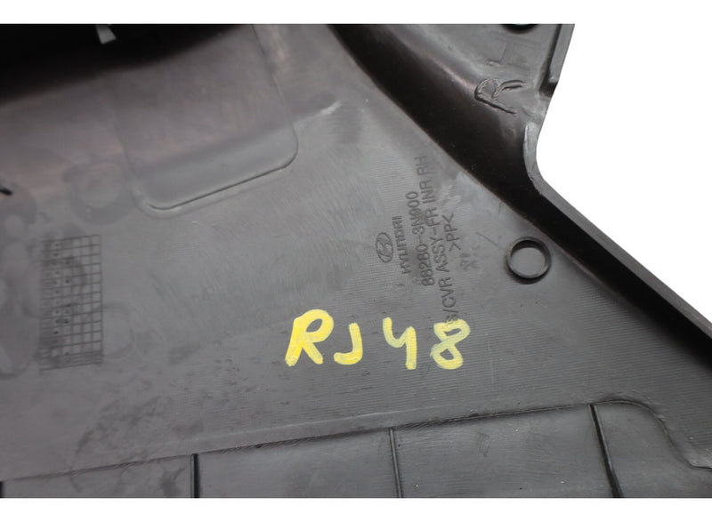 Load image into Gallery viewer, 11-16 Hyundai Equus Rear Right Passenger Side Seat Inner Cover Trim Black Oem
