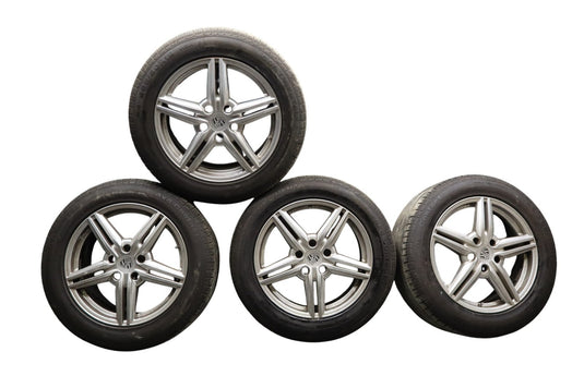 12-18 Porsche Cayenne 958 8.5 x 19 19" Wheel Rim Tire Chrome Set 19" Oem